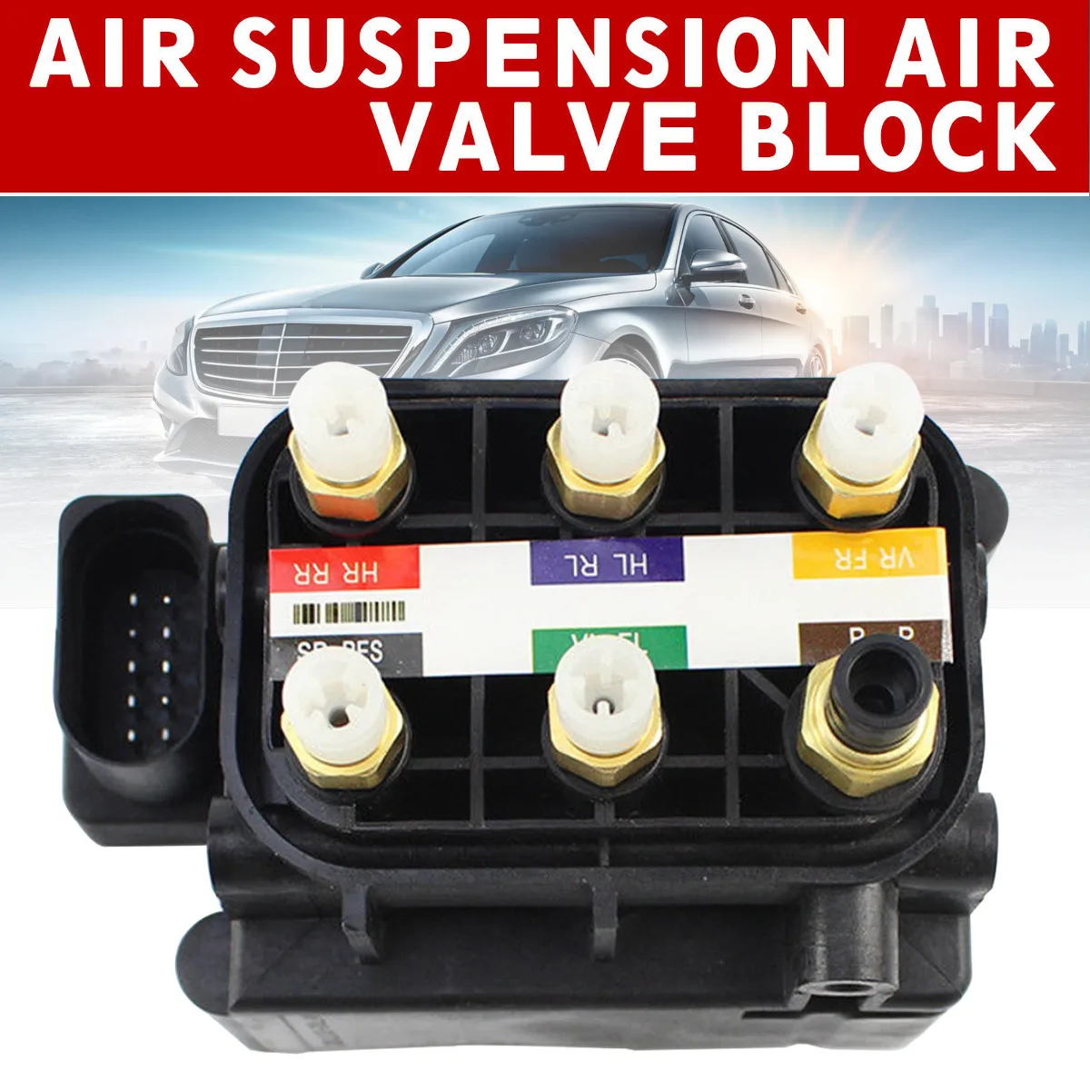 

New Air Suspension Air Supply Air Suspension Solenoid Valve Block For Mercedes-Benz GL350 450 550 ML250