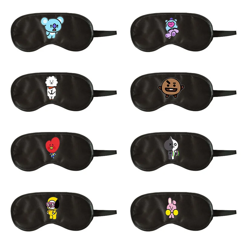 New Kpop BTS Bangtan Boys Sleep Mask KOYA Suga TATA Chimmy RJ Cooky