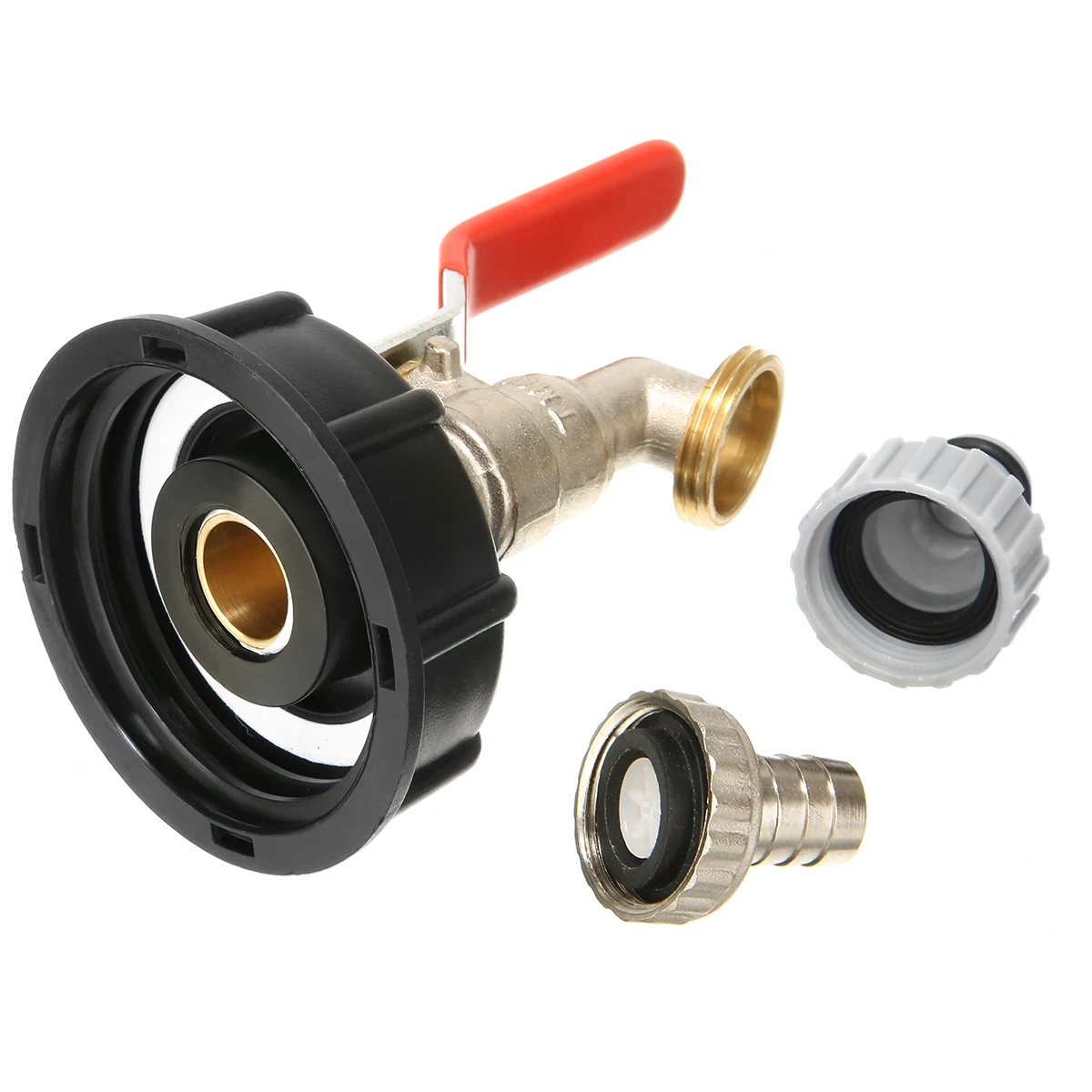 IBC Tank Adapter S60X6 To Brass Tap 1/2" Replacement Valve Fitting Parts For Home Garden Water Connectors