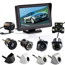 Car-Rearview-Mirror-Monitor Auto-Parking-System Waterproof HD Hippcron with 170-Degrees