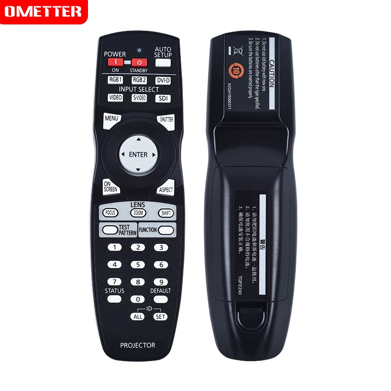 for Panasonic projector PTDW740ULK DLP 720p HDTV 1610 PT D4000 remote