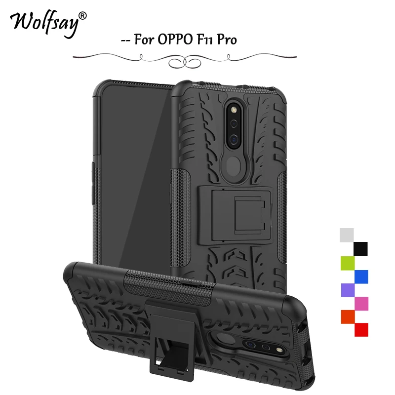 

OPPO F11 Pro Case Shockproof Armor Rubber Silicone Hard PC Phone Case For OPPO F11 Pro Back Cover For OPPO F11 F 11 Pro Fundas
