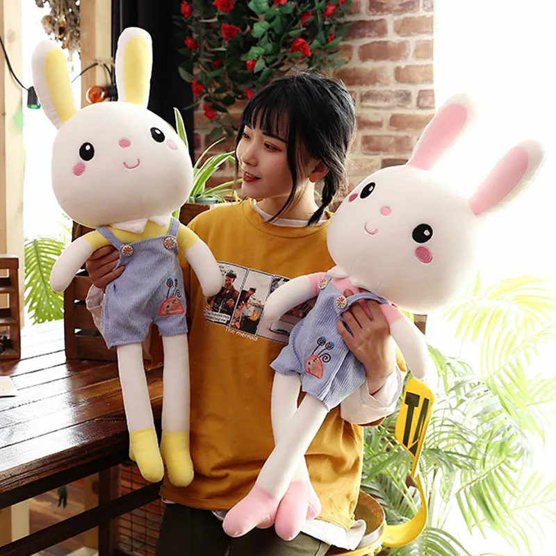

60cm/80cm Hot Cute Bunny Plush Rabbit Soft Comfortable Kawaii Plush Toys Decor Baby Appease Toys For Children Kids Newyear Gift