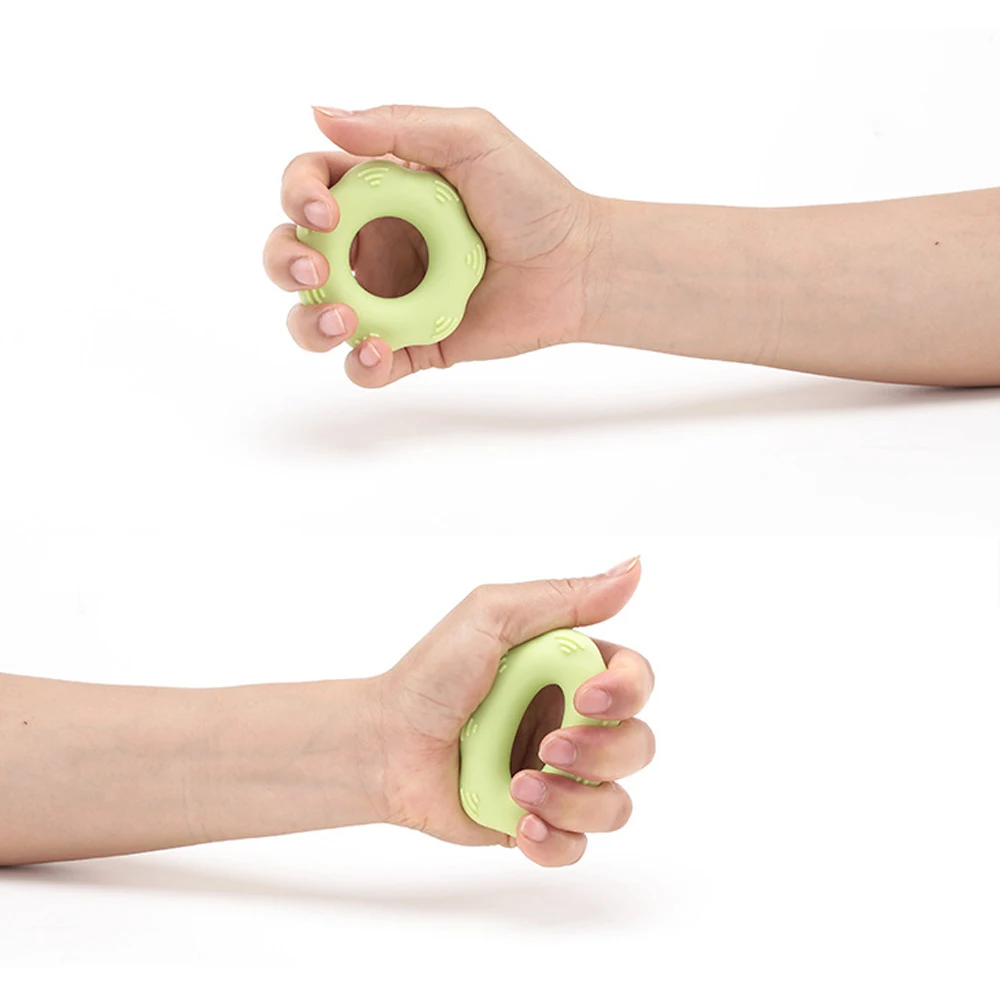 Hand Gripper Grip Silicone Ring Portable Muscle Power Training Silicone ...