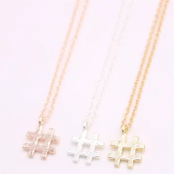 

Simple computer element pendant necklace Numeric character pendant necklace designed for women and