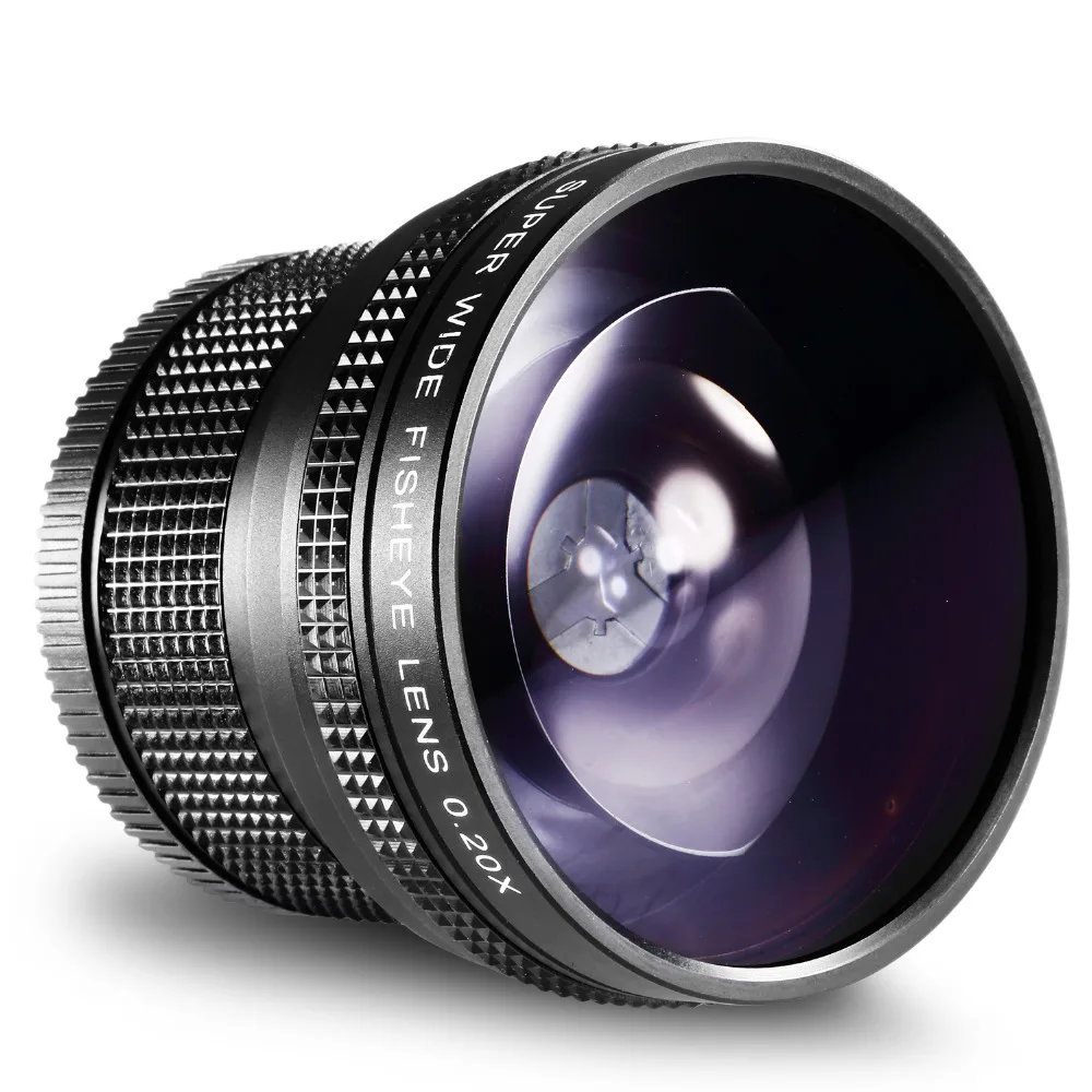 Neewer 52 мм 0.20X супер широкий объектив AF рыбий глаз высокой четкости для Nikon D5300 D5200 D5100