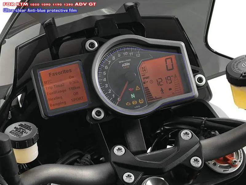 Км Защитная пленка для ktm 1050 1190 1290 adv/GT/DUKE R защитная пленка износостойкая Анти-ультрафиолетовая анти-синяя