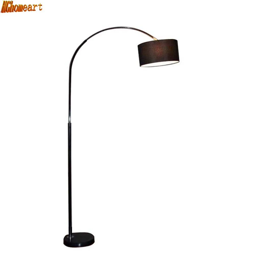 Moderne lampadaire de pêche 110 v 220 v lampes de plancher moderne pour salon interrupteur