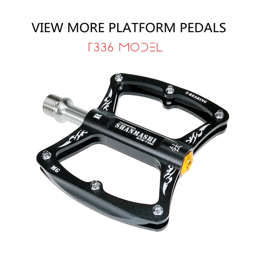 

Shanmashi Utralight Bike Pedals Professional MTB Mountain Aluminum Bicycle Pedals For Road Cycling Flat Bearing Bicycle Pedal