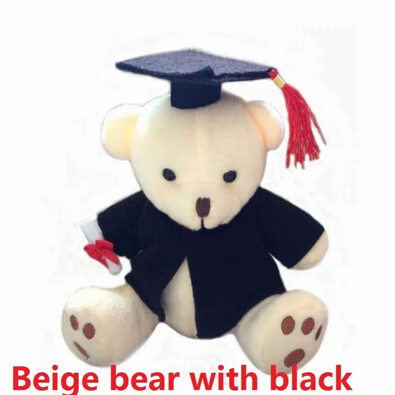 12cm 17cm plush sitting graduation bear 5