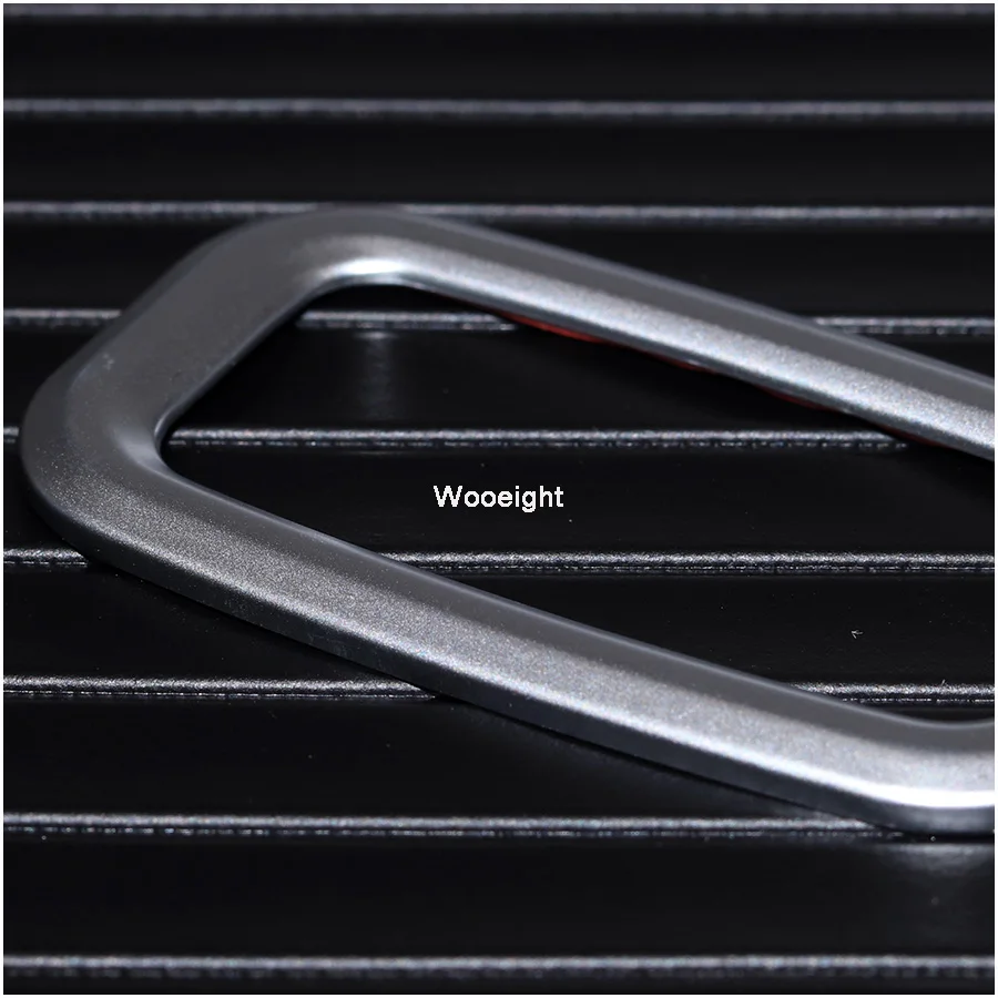 Wooeight 4Pcs ABS Matt Silver Car Roof Read Lamp Handle Light Switch Frame Trim Button Cover For Mercedes Benz GLC C Class (8)