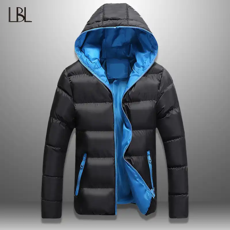 LBL Slim Bomber Jacket Men Autumn Thicken Mens Coat Warm Outwear ...