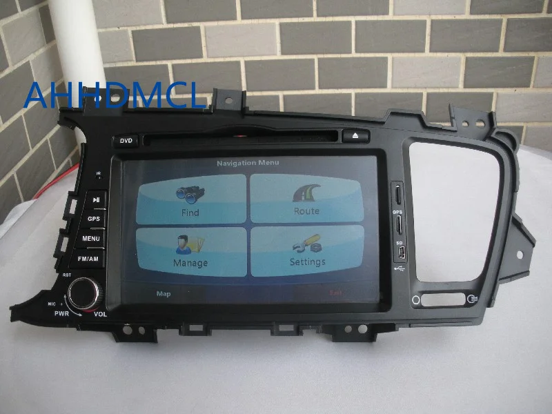 Cheap AHHDMCL Car Multimedia Player DVD Stereo Audio Radio GPS Navigation For Kia K5 Optima Magentis 2011 2012 2013 4