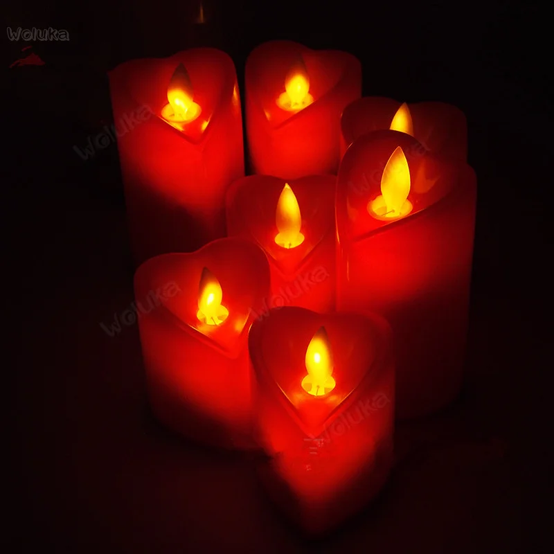 Swing simulation Electronic candle birthday layout hand Holding Festival stage performance Love Guide LED lamp CD50 W02 | Лампы и