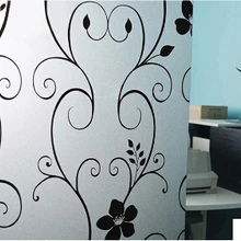 300 см x 90 см Матовый УФ статическое цепляться прозрачный солнцезащитный крем ванная комната многоразовые матовое окно цепляться