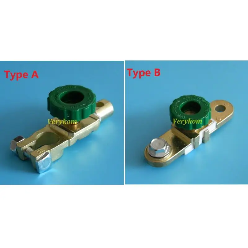 Green Black Battery Terminal Link Switch Quick Cutoff Disconnect Car Truck Auto Vehicle Parts