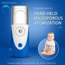 Mini Portable Ultrasonic Nebulizer Handheld Inhaler Respirator Humidifier Kit Health Care Children Home Inhaler Machine Atomizer