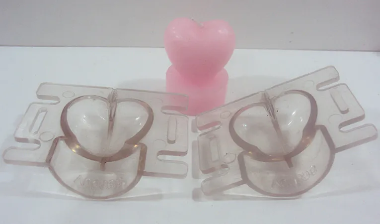 

Silicone Soap Mold Heart Love Hand in Hand shaped Mould Candle Molds Crafts For Cheap