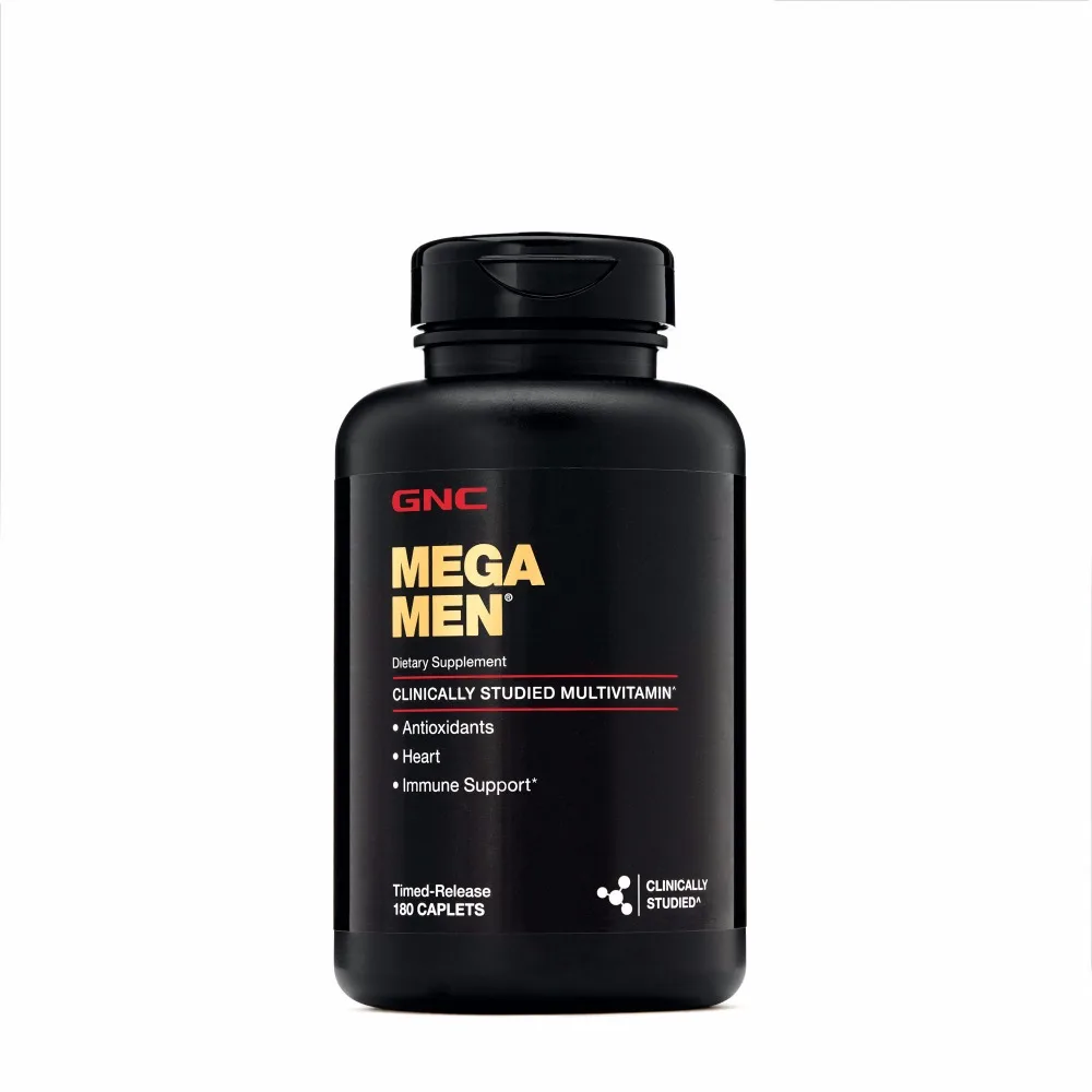 Мультивитамины MEGA MEN 180 caplets Мужское здоровье поддерживает антиоксиданты сердце и