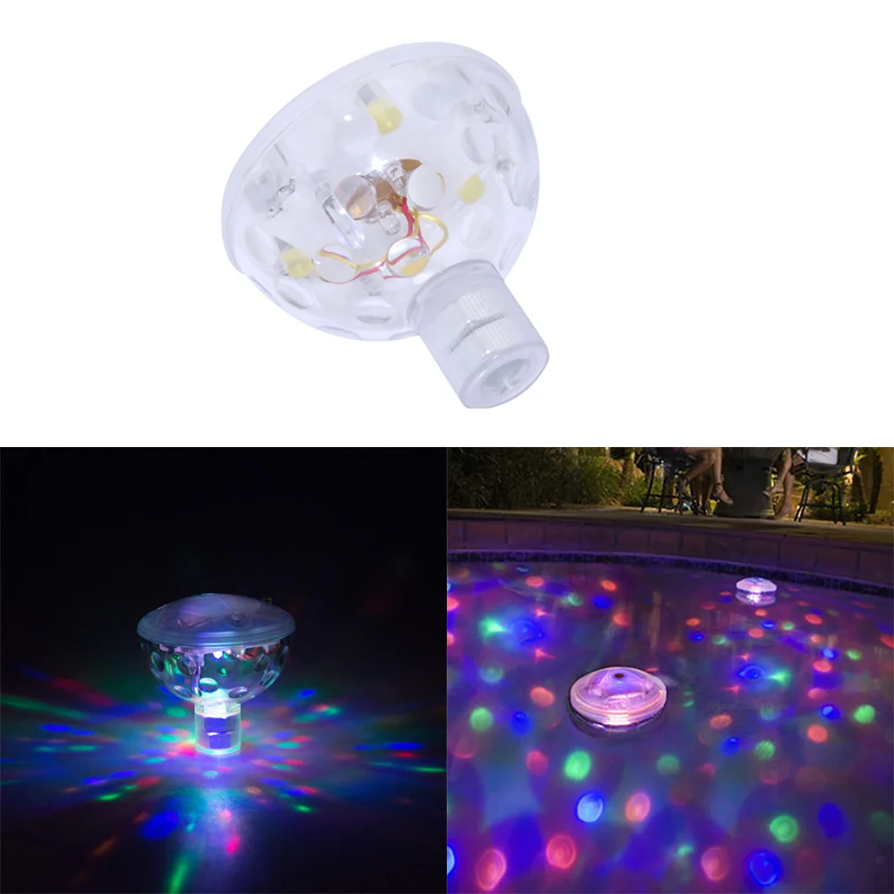 

Waterproof Floating Pool Underwater Light Disco Spa Bathtub Light Swimming Pool Float Lamp LED Light Pool Party Accessories