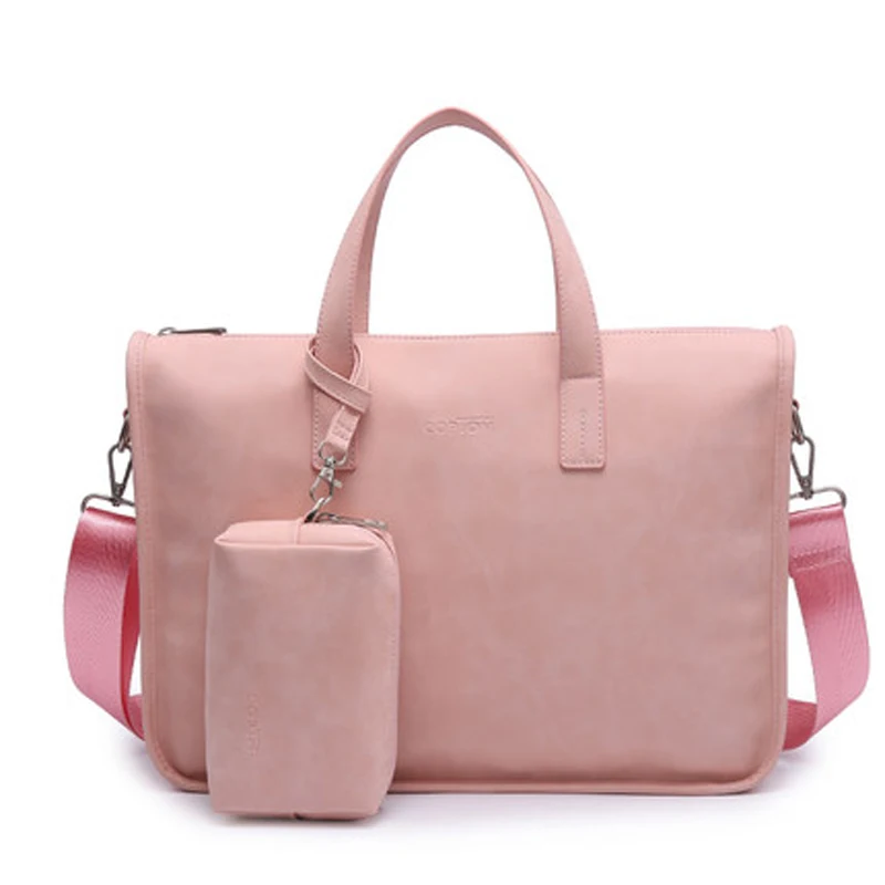 2018 Fashion PU New Style Waterproof Laptop Shoulder Bag 15 14 13 3 13 Inch Notebook