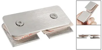 

Frameless Shower 10mm Thick Glass Double Clip Holder for Side Panel 2pcs