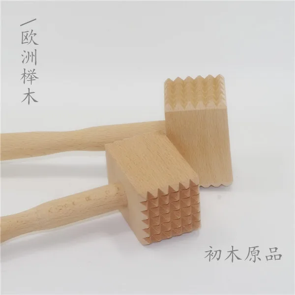 

High Quality Beech Wood Meat Hammer Steak Hammer Steak- Tenderizing Hammer Kitchen Cooking Tools Free Shipping