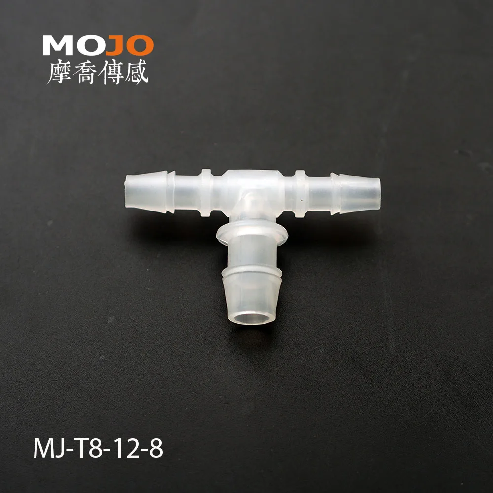 Free shipping! MJ-T8-12-8 Reducing multiple hose connector 8mm to 12mm(100pcs/lots