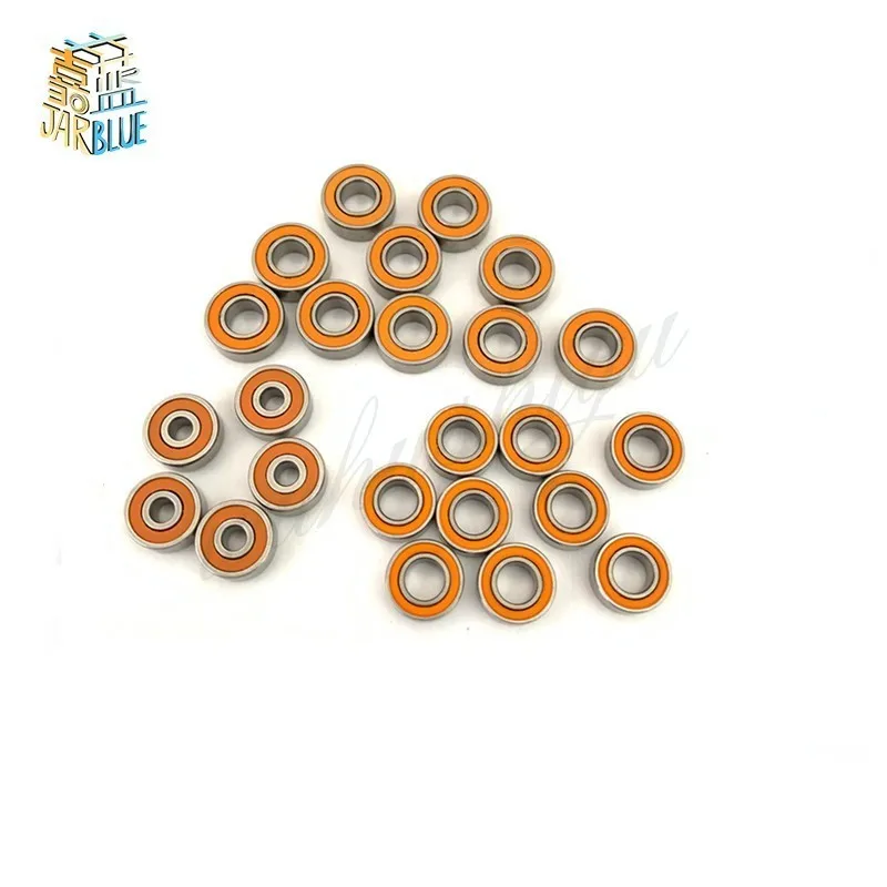 Ochoos 4pcs 4x7x2.5 Hybrid Ceramic Stainless Oiled Bearing SMR74C 2OS A7 Fishing Vessel Bearings SMR74 2OS SMR74-2RS