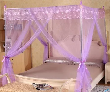 

1PC new Heightening Square Three Open Door PULL Chained Mode Bunk Type Stainless Steel Roast Tube Mosquito Nets KR 017