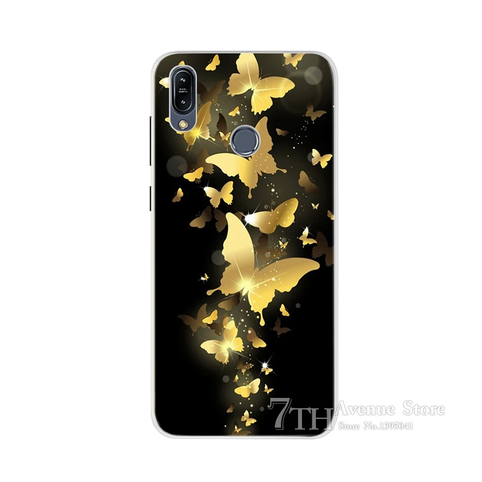 Милый мягкий чехол из ТПУ для Asus ZenFone Max Pro M1 ZB602KL силиконовая задняя крышка бампер