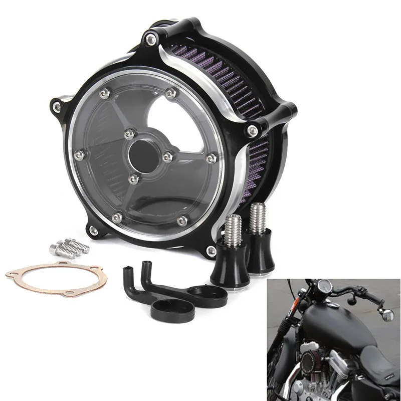 Motorcycle Clarity Air Cleaner Intake Filter For 08 16 Harley Electra