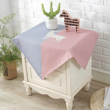 Europe luxury tablecloth Cotton linen art small tablecloth ...