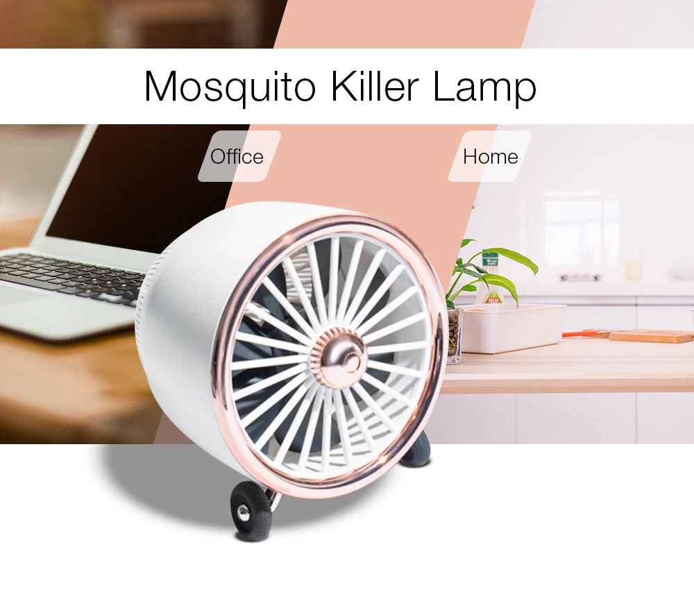 Портативный комаров убийца лампа всасывающий вентилятор с питанием от USB светодиодный бесшумный муха Жук Zapper Dispeller для внутреннего домашнего офиса#3