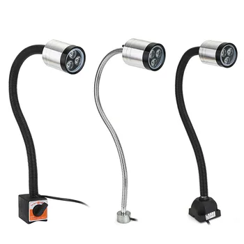 

6W LED Waterproof Sewing Machine Light Magnetic Mounting Base Gooseneck Lamp CNC Machine LED Light Working Light Work Table Lamp