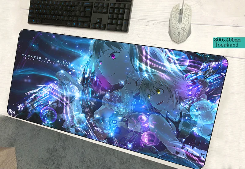 

Seven deadly sins padmouse 800x400x3mm gaming mousepad game xl mouse pad gamer computer desk Colourful mat notbook mousemat pc