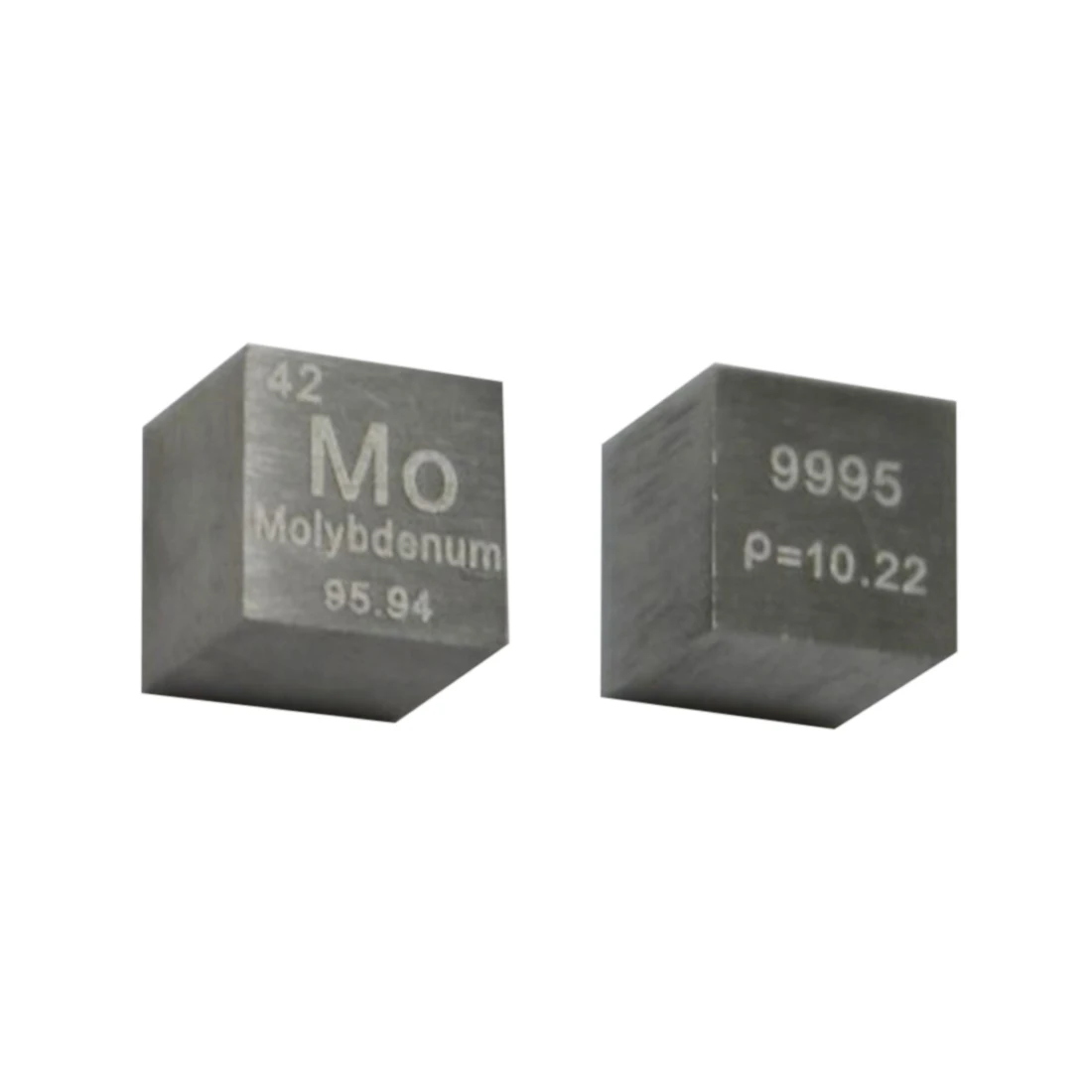  High Pure 10 x 10 x 10mm Wiredrawing Metal Molybdenum Cube Periodic Table Of Elements Cube For Stud