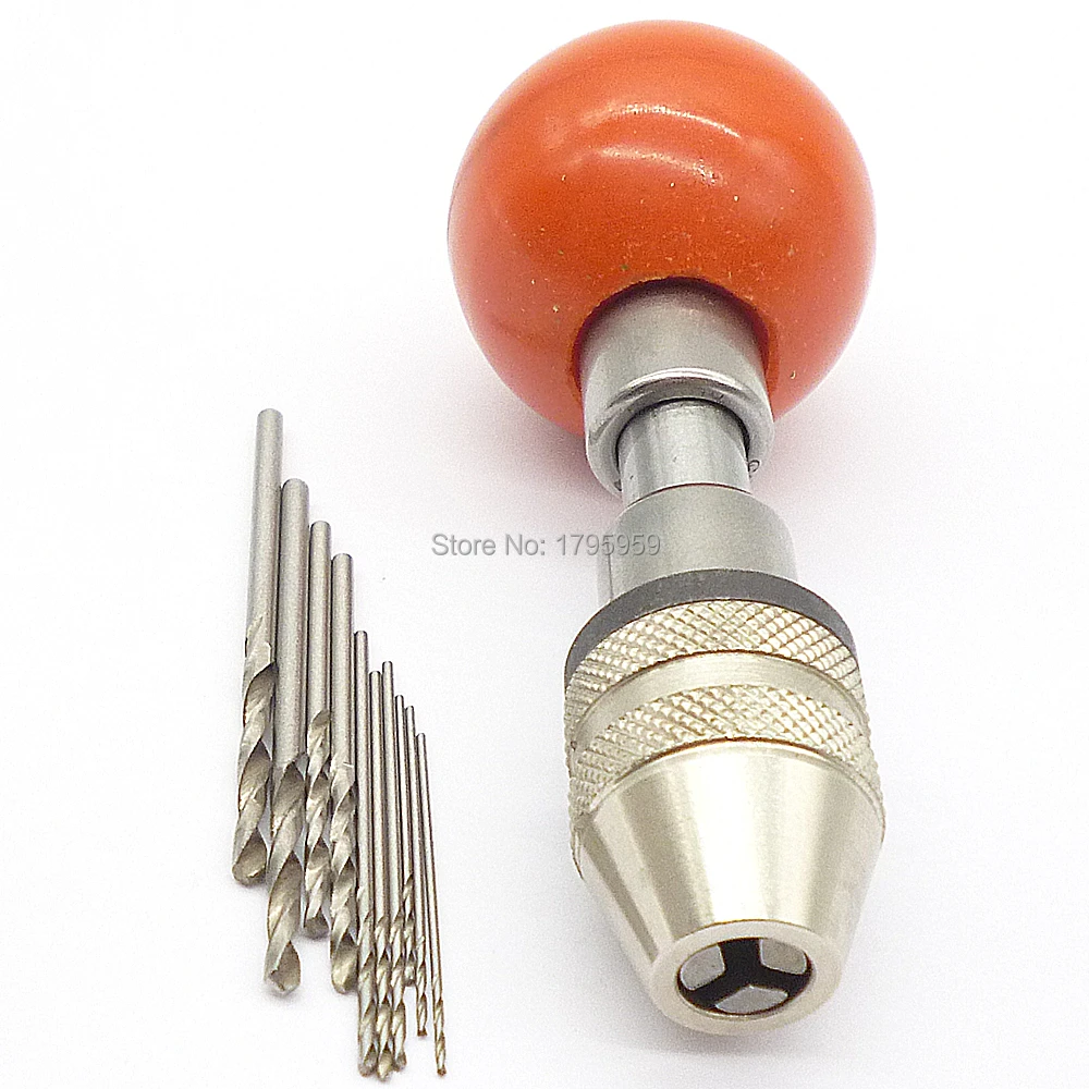 Manual Hand Drill 0.3 3mm Capacity Universal Chuck Hand Twist Drill Bit