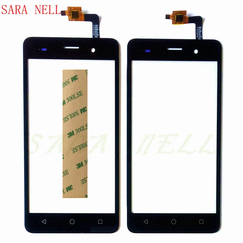 

SARA NELL Phone Touch Screen Digitizer For BQ BQS-5020 BQS 5020 Strike Touchscreen Panel Glass Sensor Replacement+Tape