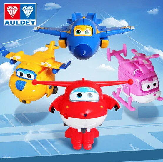 

NEW 4pcs/set 7cm Superwings Super Wings deformation robot collectors action figure toys Christmas gift doll