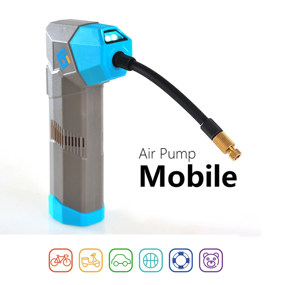 Smart electric bicycle pump Car Tire Bike Pump Auto Electric Air Inflator Bicycle Pump with LCD