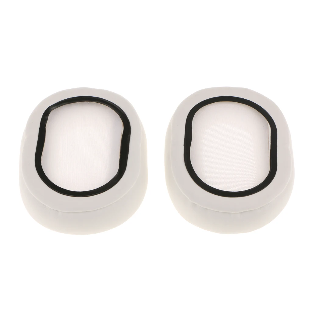 White Headphone Ear Pads Cushion Cover Pillow for ATH-MSR7 ATH-M50 M40 M50X