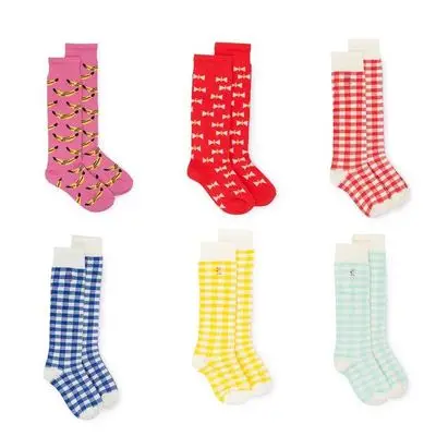 

Kids Knee Highs SOCKS 2019 StRafina TAO Boys Girls Infant Sports Socks baby Casual Striped Apple Socks for Children