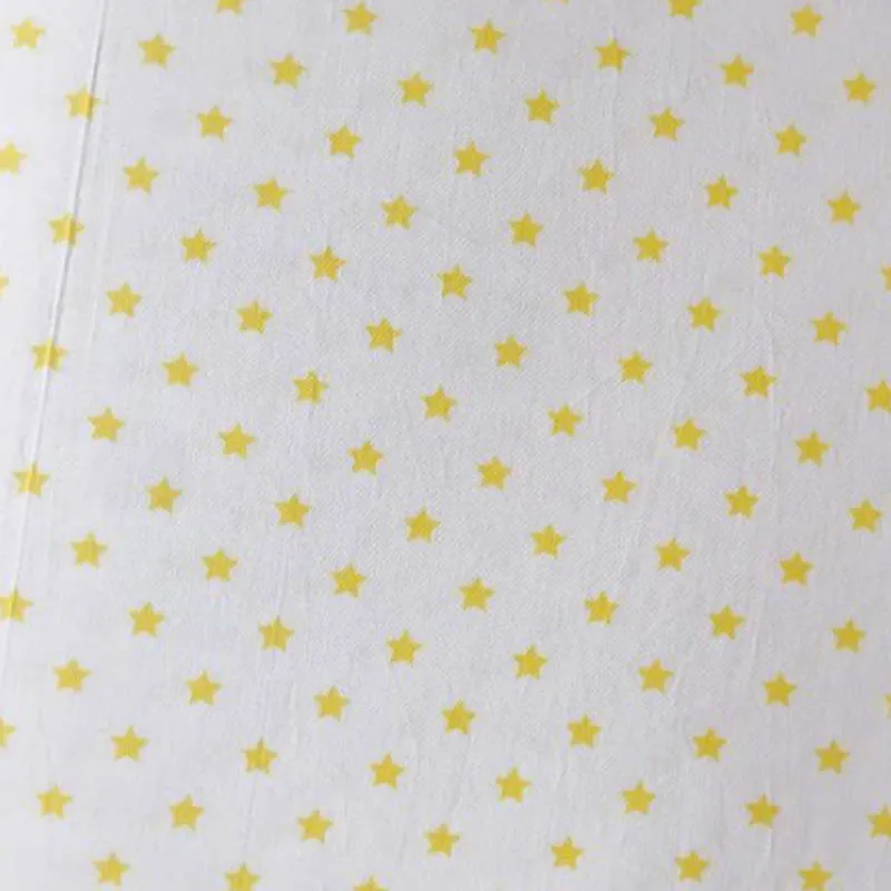 160 см* 50 см хлопчатобумажная ткань Северный ветер зеленый розовый желтый Небесно-Голубой маленькие звезды ткани для комплект кровати «сделай сам» Подушка домашний декор ручной работы