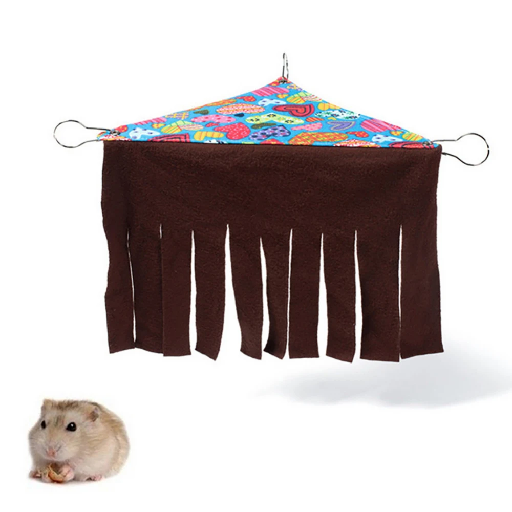  Small Pet's Tent Hideout Hideaway Hammock Hanging Bed Tassel Curtain Corner Nest Rest For Hedgehog 