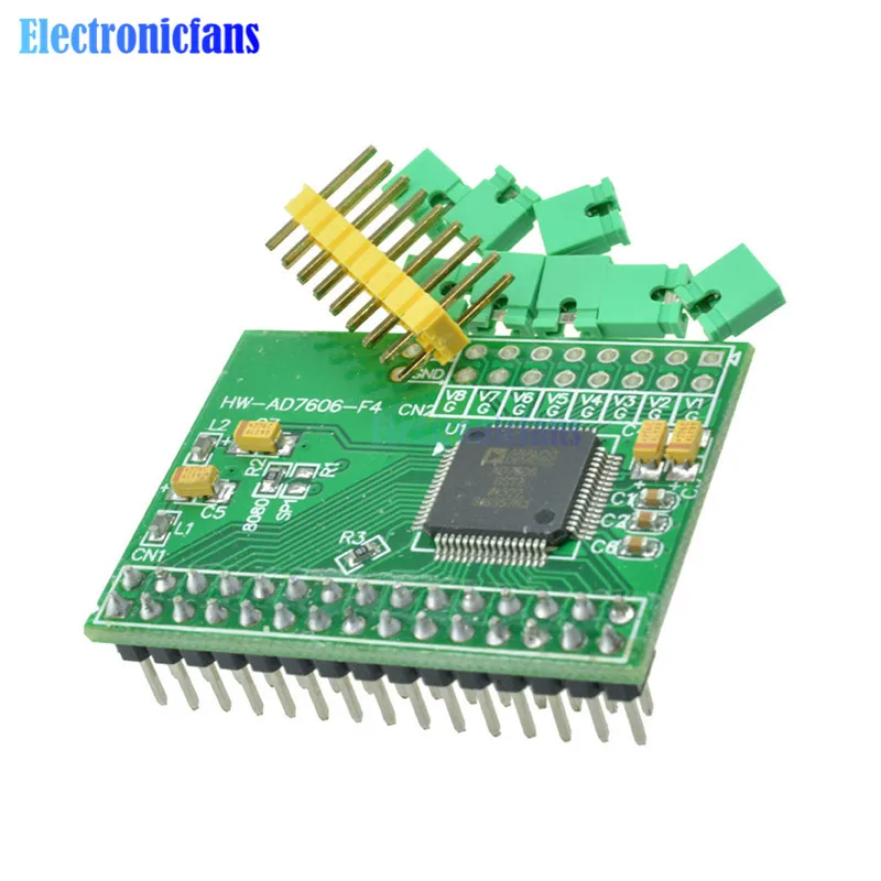 16 битный ADC 8CH синхронизация AD7606 модуль сбора данных 200Ksps|module adc|module dcdc dc |