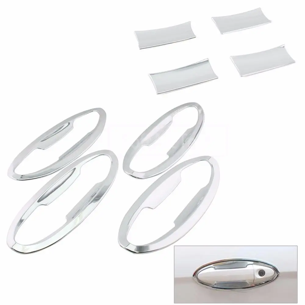 New Car Exterior Decor ABS Chrome Door Handle Grand Bowl Cover Trims