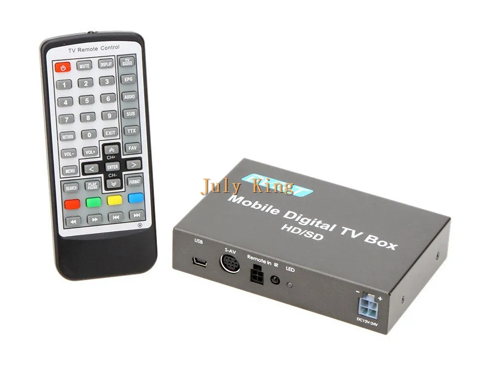 Один dvb-t Автомобильный цифровой ТВ ресивер(HD/SD) mpeg-4, HD и мультиформатный, с горящими, Стандартный Exchange, TimeShift Функция