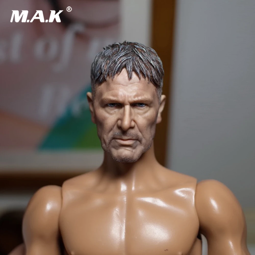 1//6 Scale Han Solo PVC Head Sculpt Harrison Ford Toy Fit 12/'/' Male Action Figure