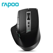 Rapoo MT750S Bluetooth многомодовая Беспроводная лазерная мышь 2,4G Беспроводная/Bluetooth 3,0/Bluetooth 4,0 офисная мышь для ноутбука PC Gamer